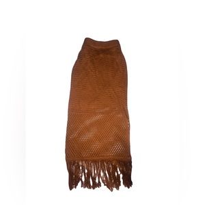 House of Harlow- crochet maxi skirt